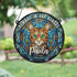Cat Bengal Memorial Stained Glass Effect Suncatcher